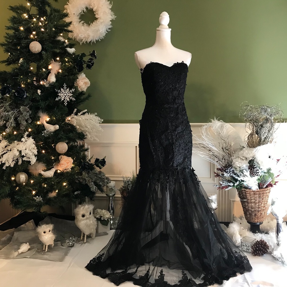 Formal evening Ball Mermaid Prom dress gown